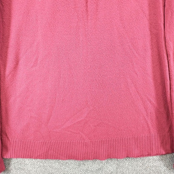 JMS Just My Size Women's Pullover Knit Sweater Beet Red Burgundy 2X Scoop Neck - Picture 4 of 12